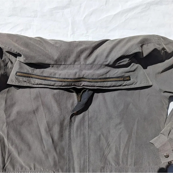 Vintage Mens Green Weatherman Jacket with  Zip Out Layer - Size 40 - Picture 5 of 11